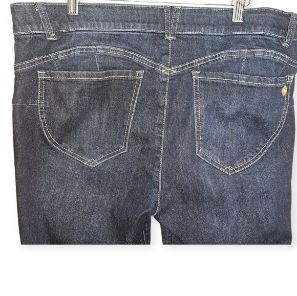 Democracy “Ab”solution Skinny Jeans, Size 16, Dark Wash, EUC - Picture 4 of 6